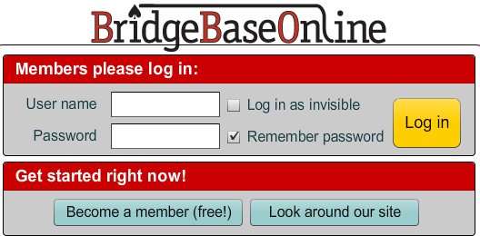 Bridge Base Online - Play Online Bridge